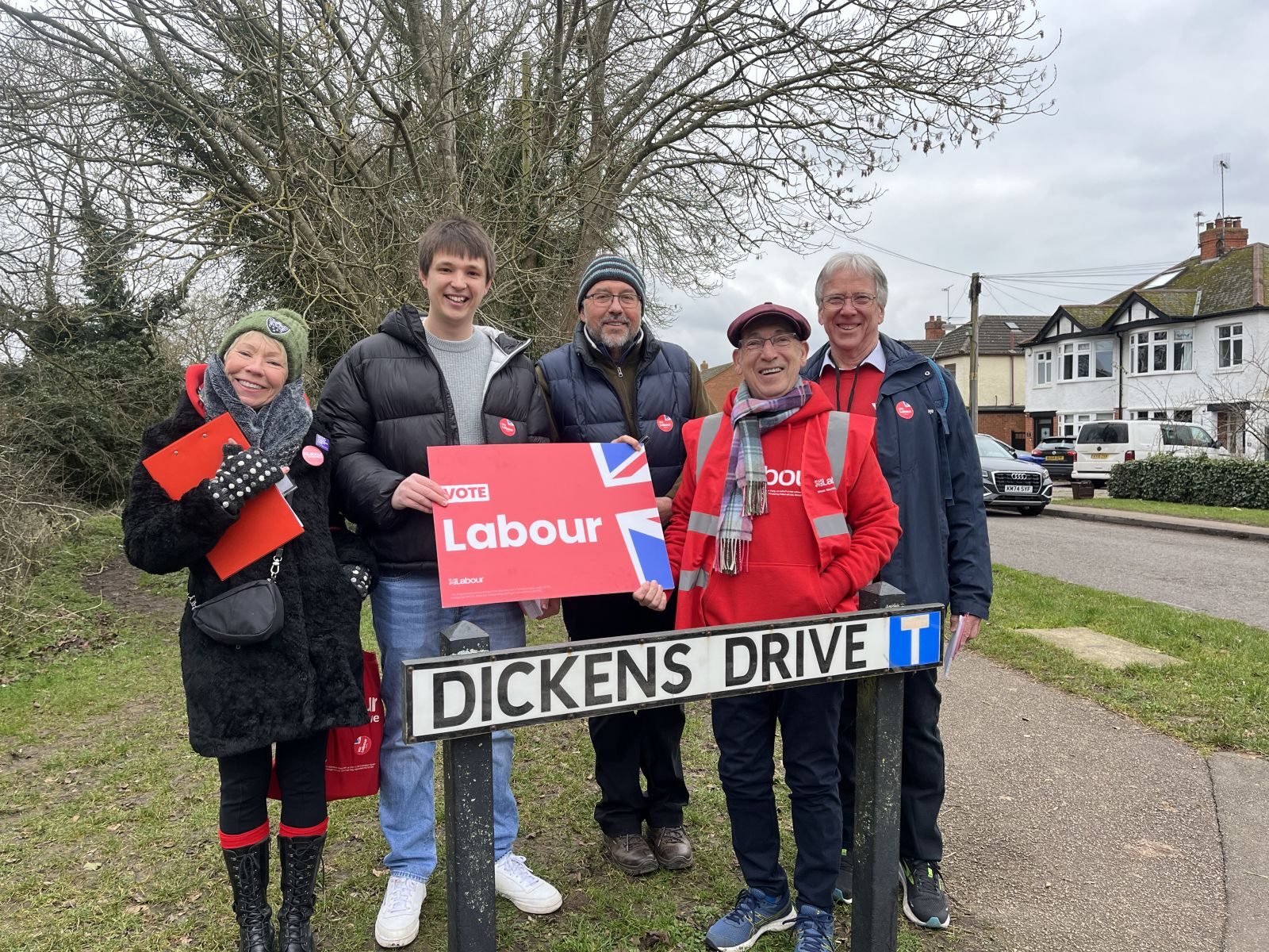 Campaign group out and about